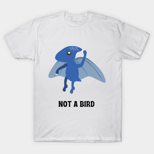 Pterodactyl - Not a bird T-Shirt by ArgentavisGames